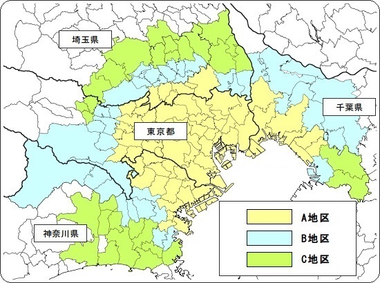ポスティング投函エリア
